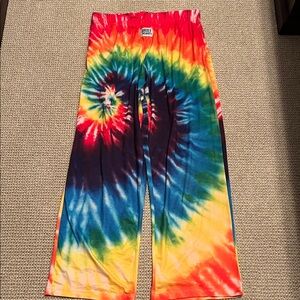 Brief Insanity Red and Orange Tie-Dye Pants